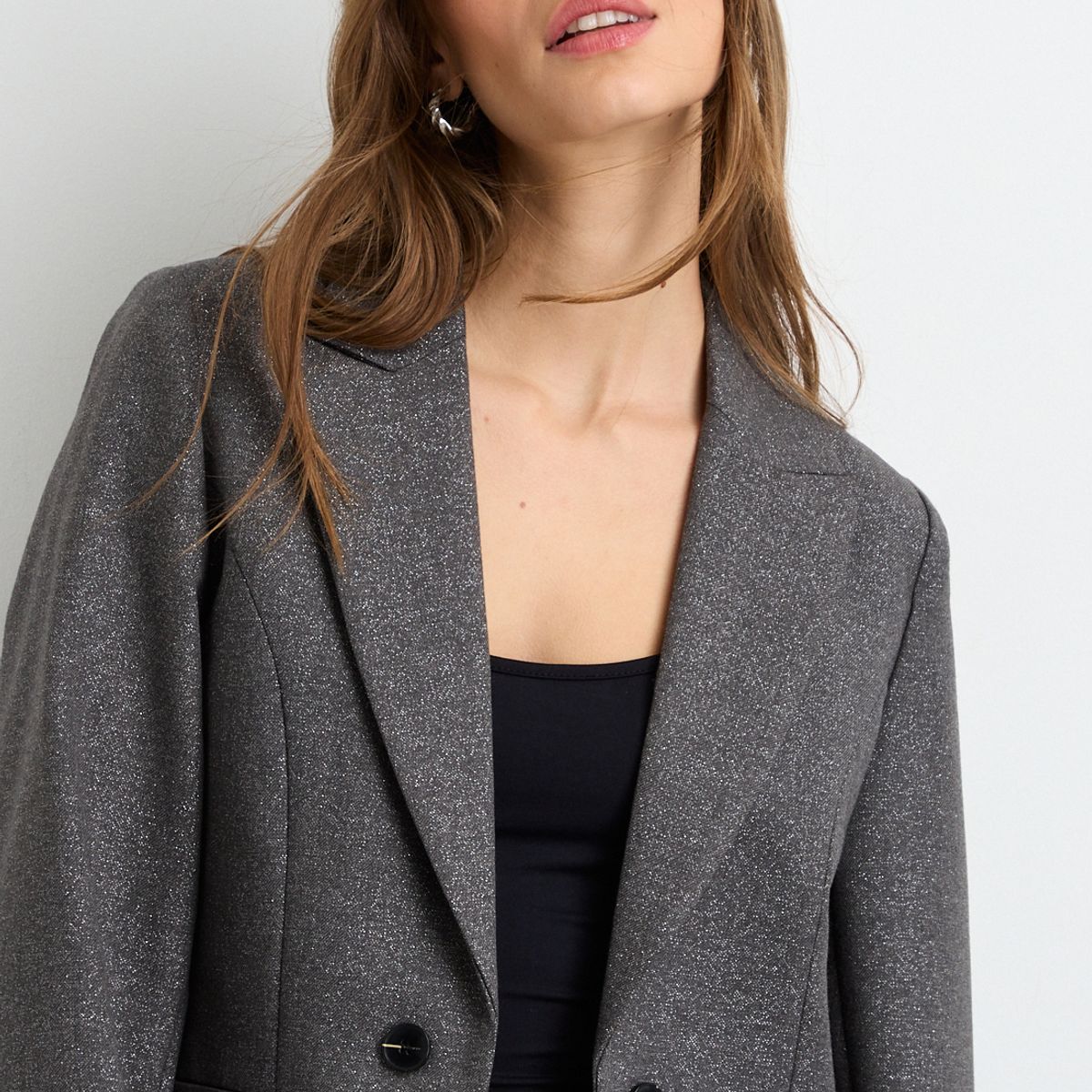 IO - Blazer Mujer Gris Io