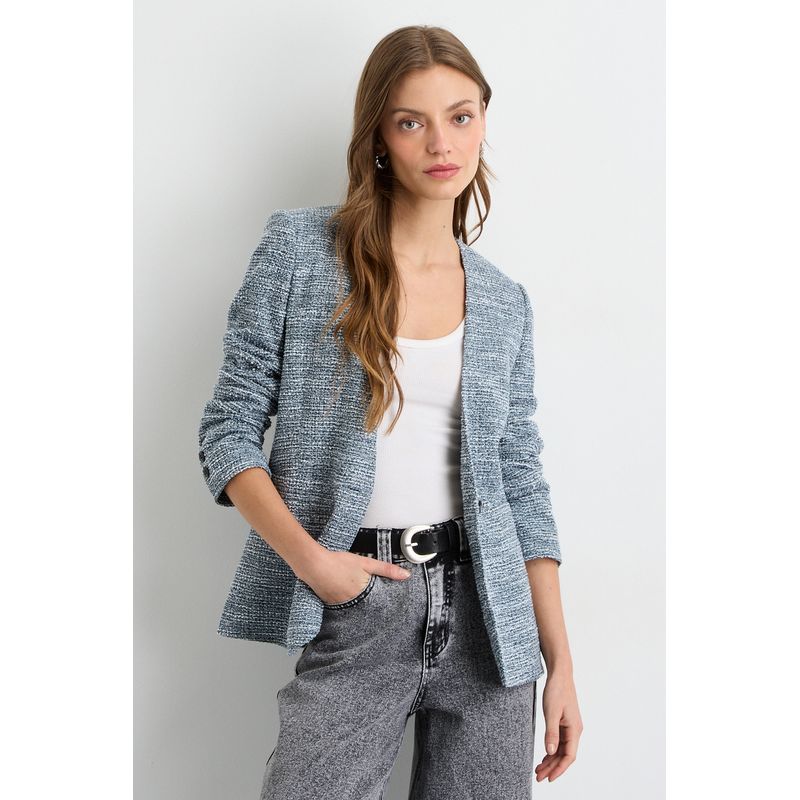 IO - Chaqueta Mujer Celeste Io
