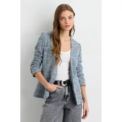 IO - Chaqueta Mujer Celeste