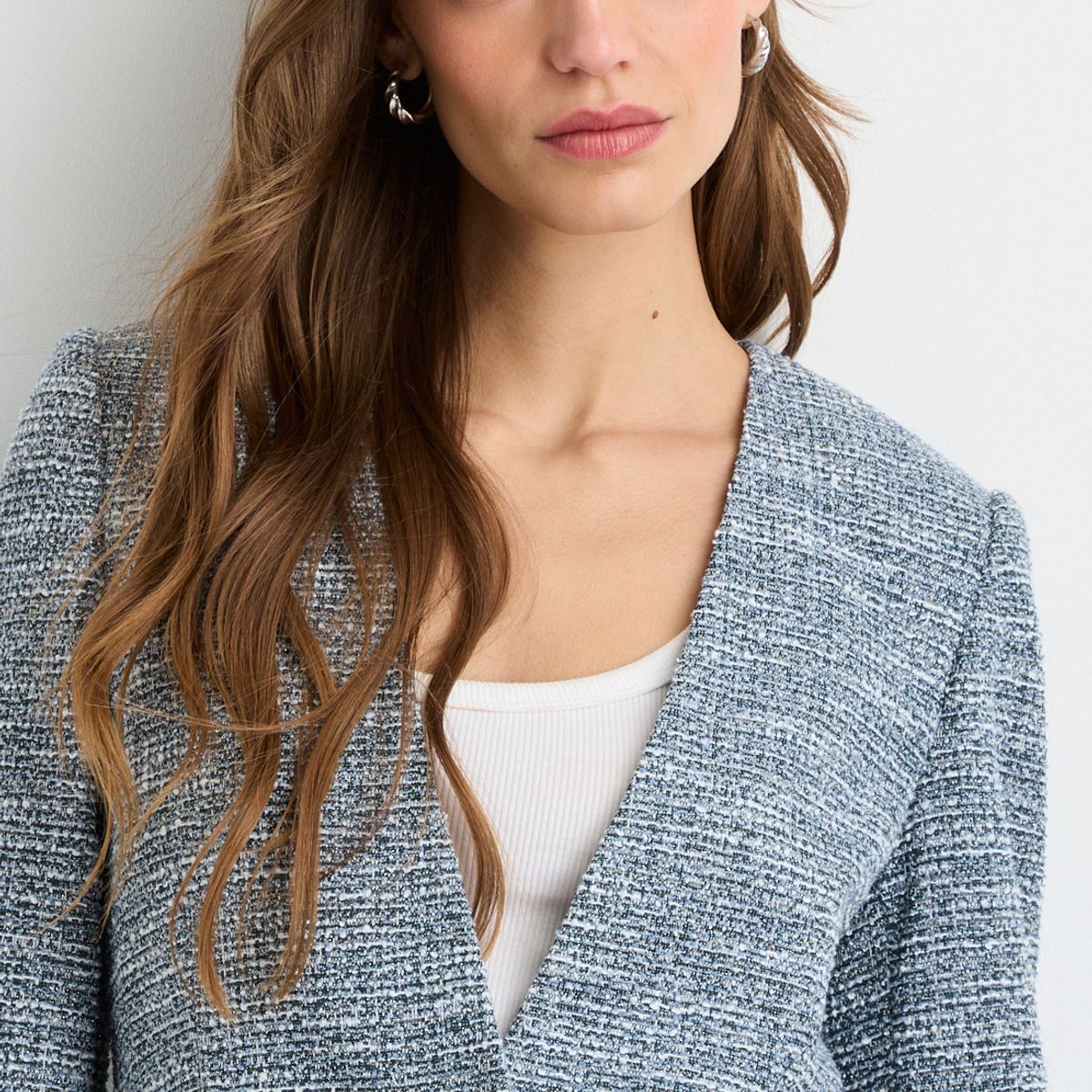 IO - Chaqueta Mujer Celeste Io