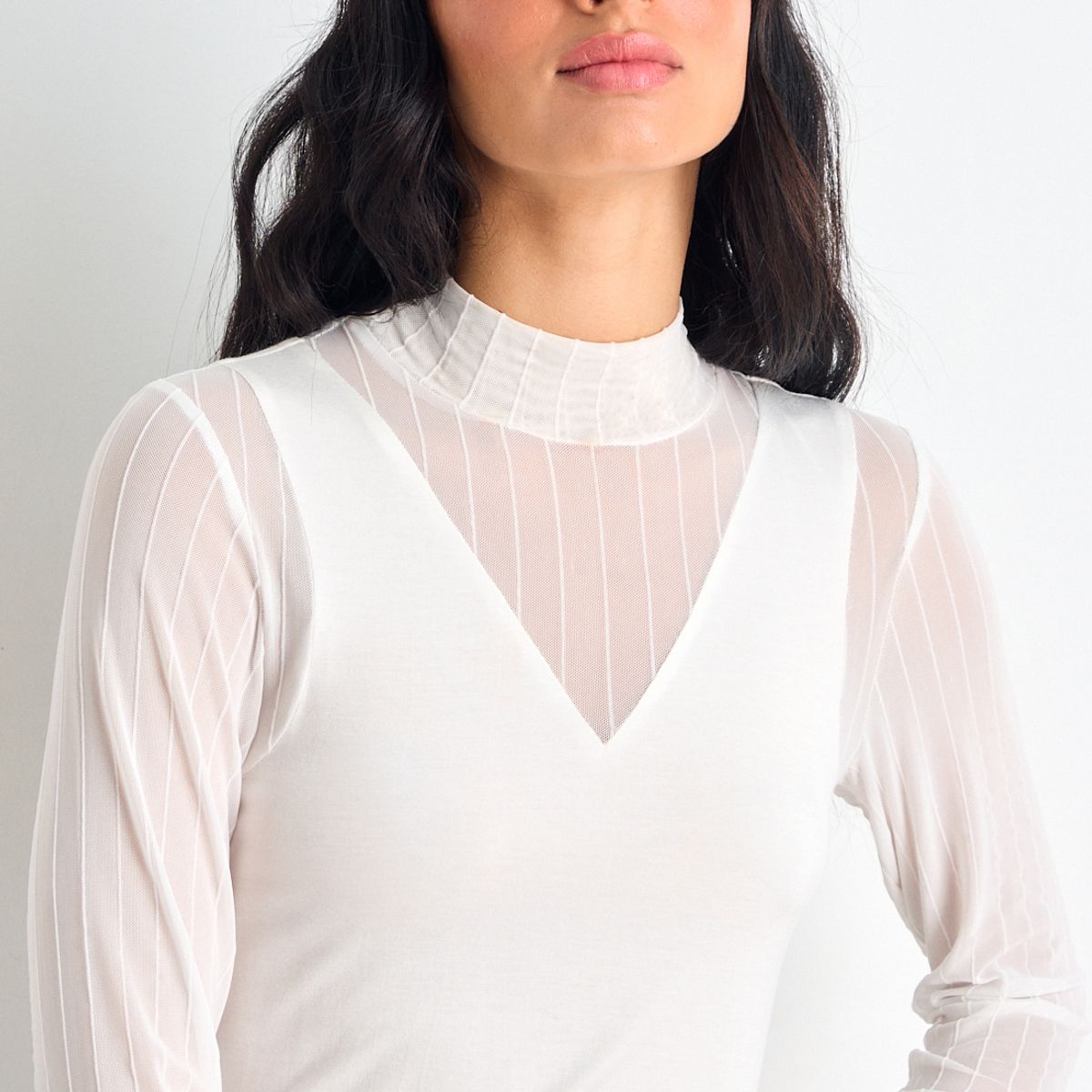 IO - Polera Manga Larga Mujer Crudo Io