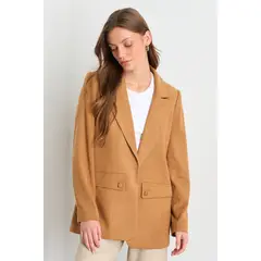 IO - Blazer Mujer Café