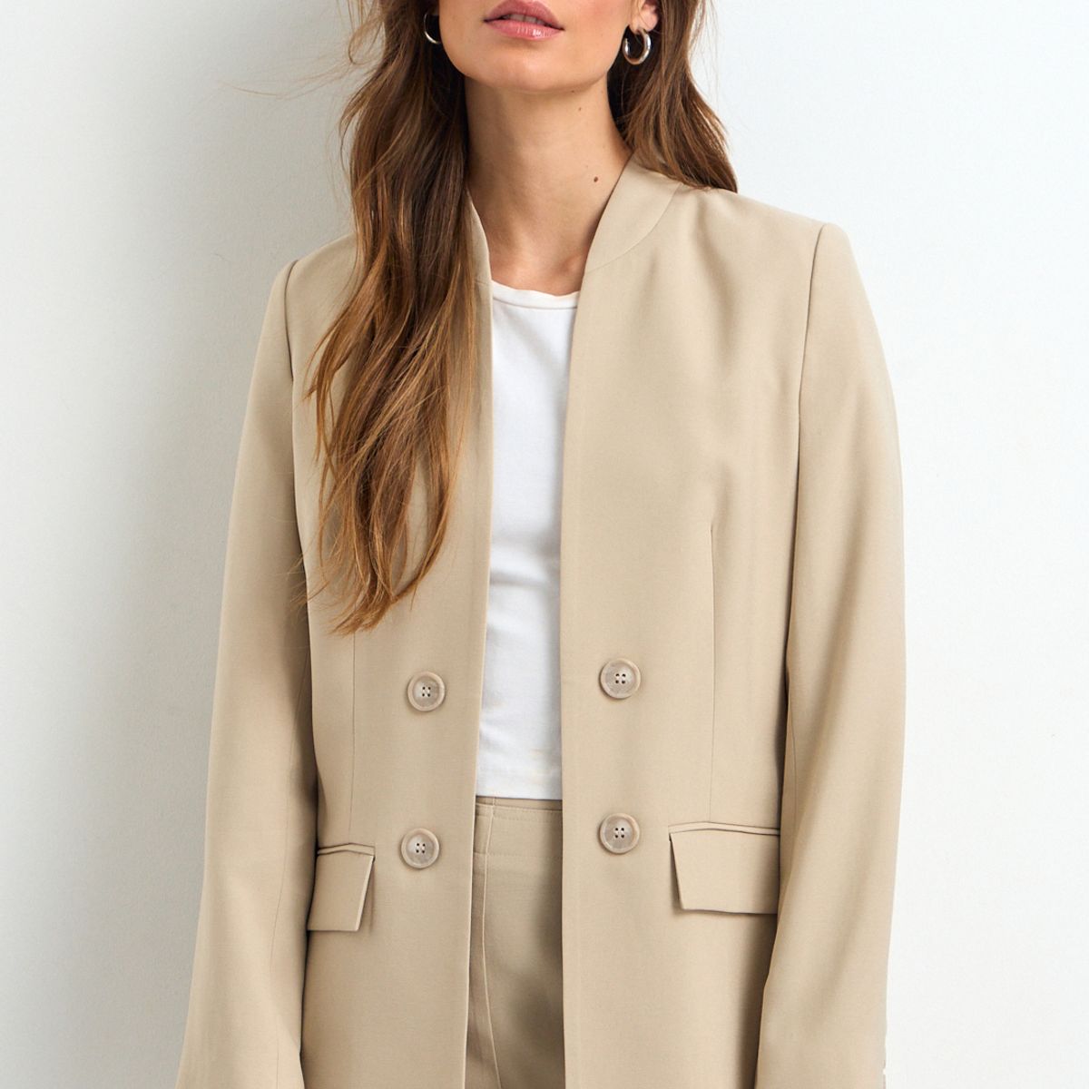 IO - Blazer Mujer Beige Io