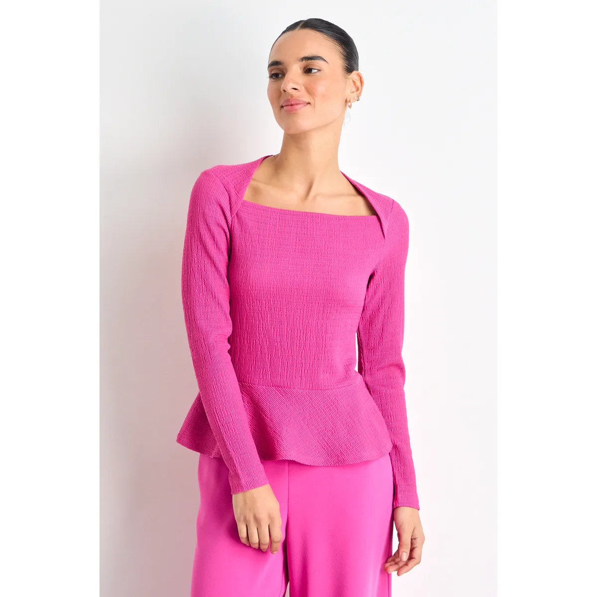 IO - Polera Manga Larga Mujer Fucsia Io