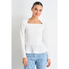 IO - Polera Manga Larga Mujer Crudo