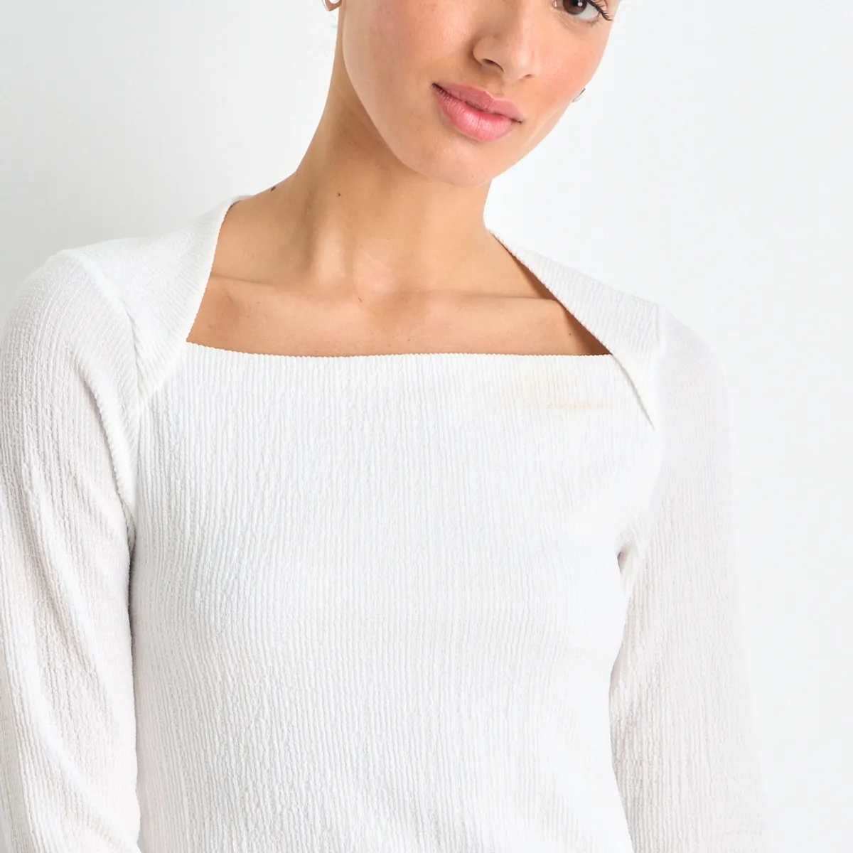 IO - Polera Manga Larga Mujer Crudo Io