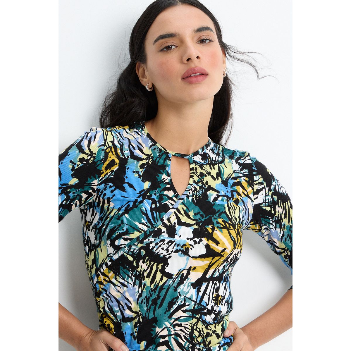 IO - Polera Manga Larga Mujer Verde Io