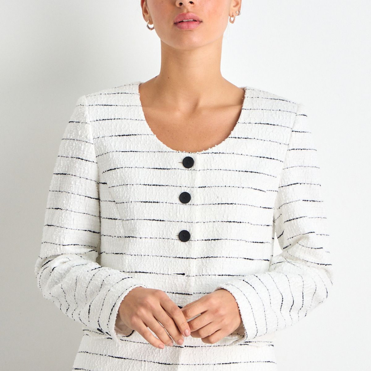 IO - Blazer Mujer Crudo Io