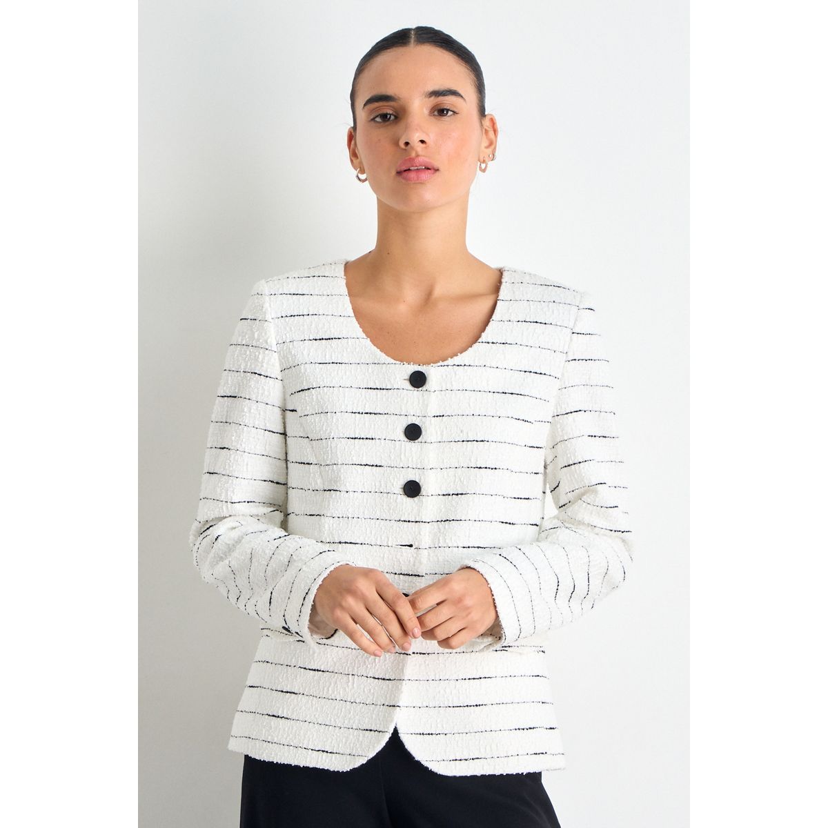 IO - Blazer Mujer Crudo Io