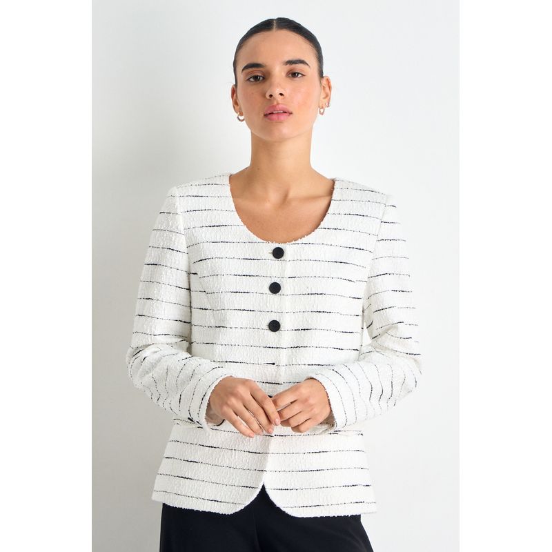 IO - Blazer Mujer Crudo Io