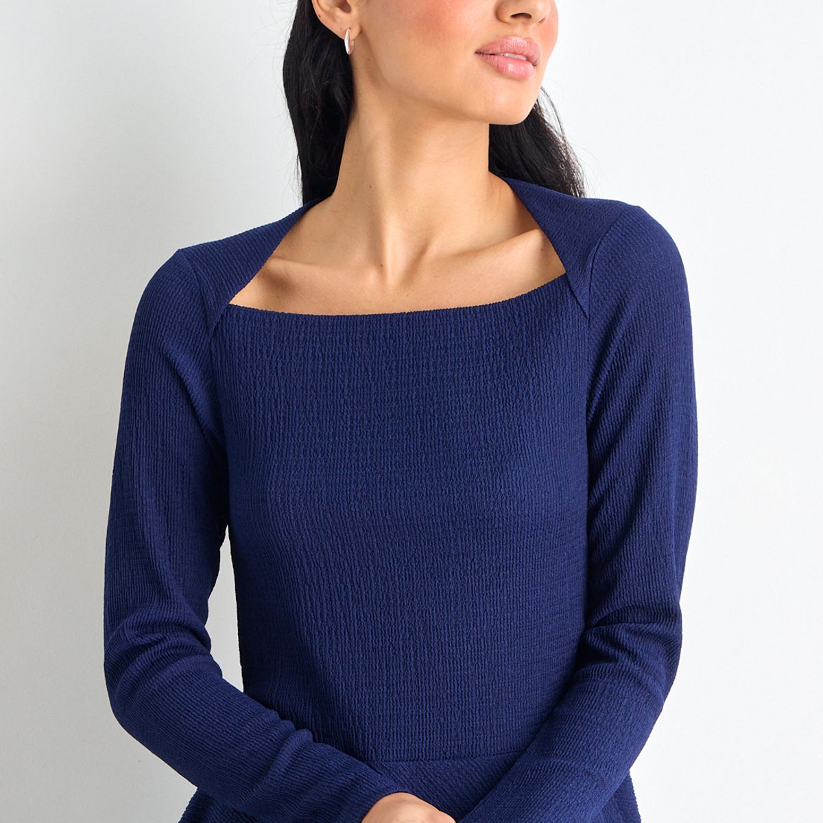 IO - Polera Manga Larga Mujer Azul Io