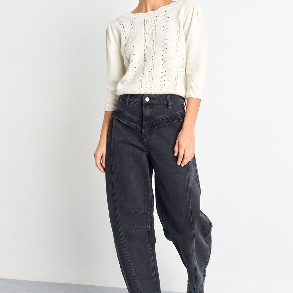 IO - Jeans Mujer Negro Io