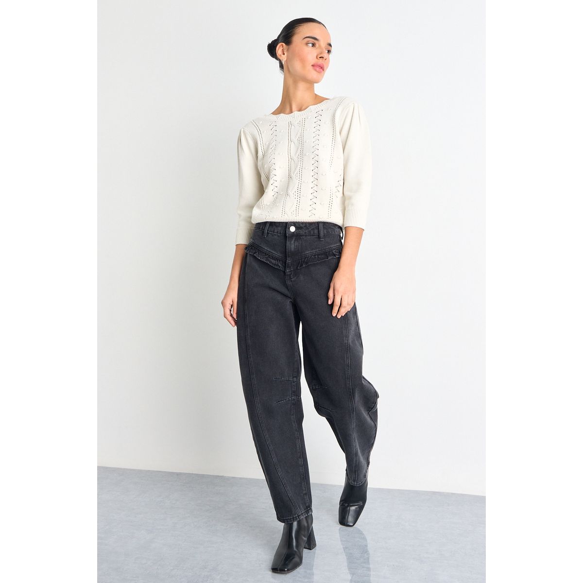 IO - Jeans Mujer Negro Io