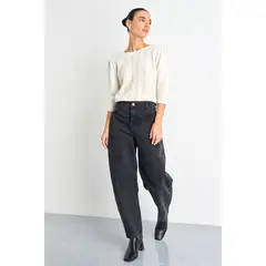 IO - Jeans Mujer Negro