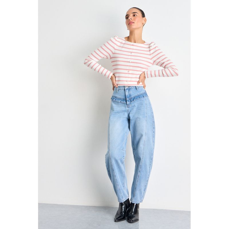 IO - Jeans Mujer Celeste Io