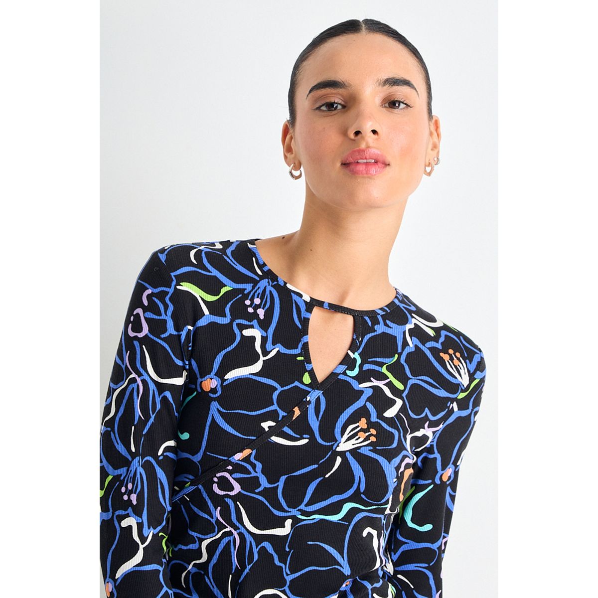 IO - Polera Manga Larga Mujer Negro Io