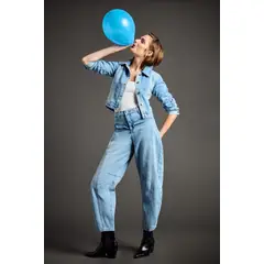 IO - Jeans Mujer Celeste