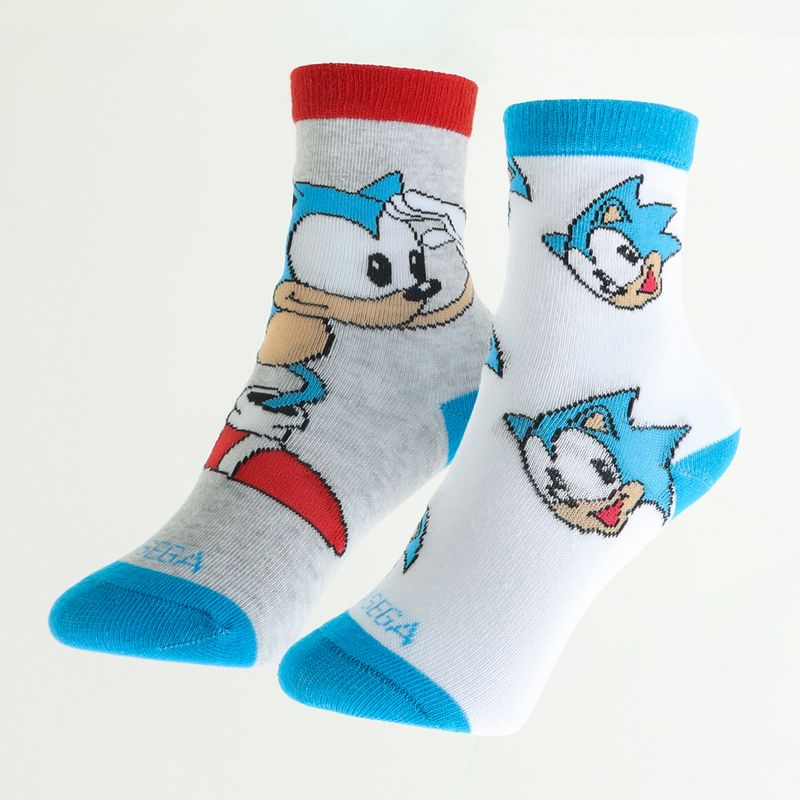 SONIC - Pack Calcetines Niño Lineal Azul Shadow Y Sonic