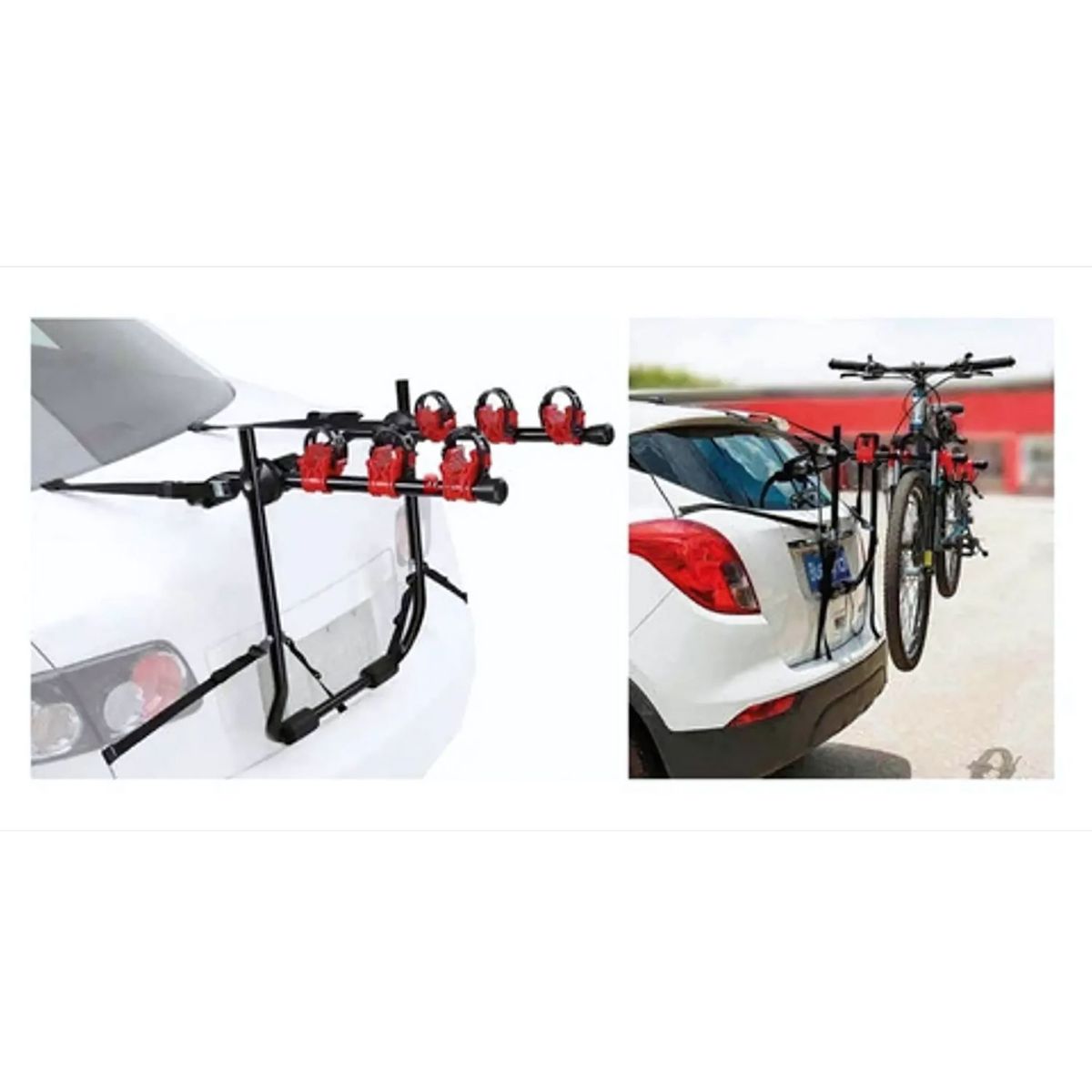 PUNTO STORE - Porta Bicicletas Automóvil De 3 Soportes Independientes - Ps