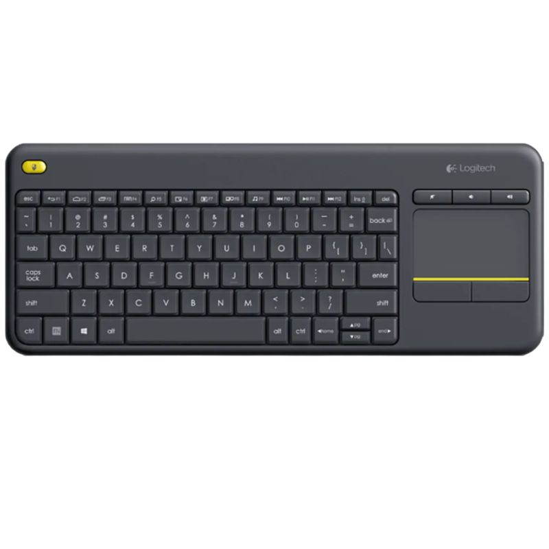 LOGITECH - Logitech K400 Plus Teclado Inalámbrico Touch para Smart TV