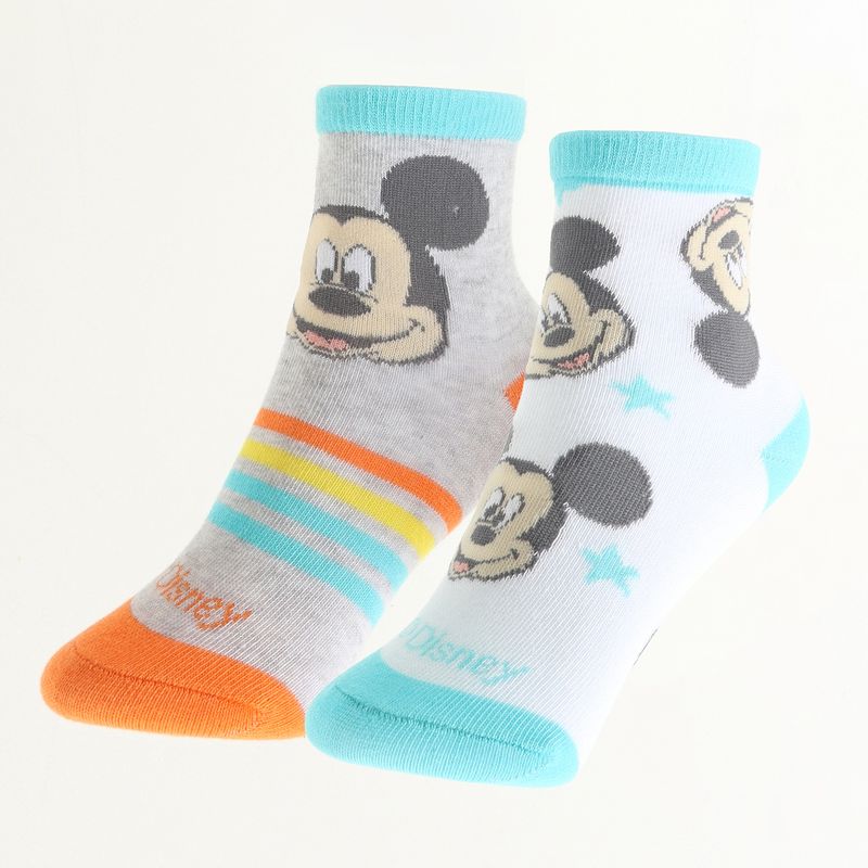 DISNEY - Pack Calcetines Niño Mickey Lineas Gris Disney