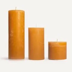 GENERICO - Velas Caramelo Artesanales - Hechas a Mano 7x20cm