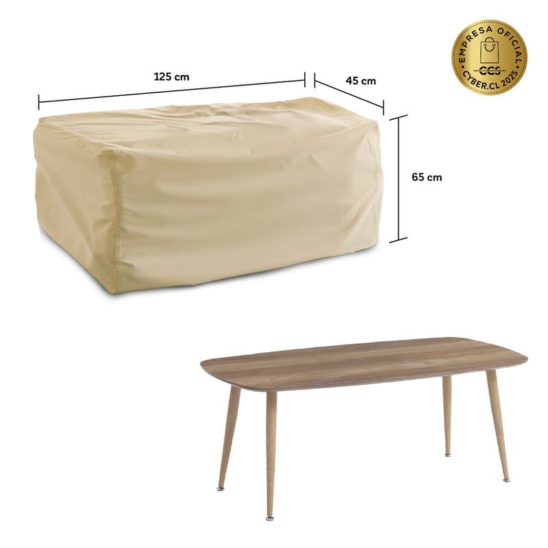 CWAGEN - Cobertor Funda de Mesa de centro Ancha L Tapado Covers-Wagen Covers