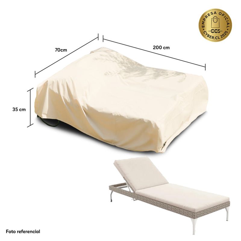 CWAGEN - Cobertor Funda de Reposera Simple S Tapado Covers - Wagen Covers