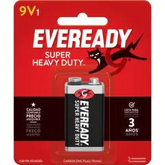 EVEREADY - Bateria 9v - Super Heavy Duty-