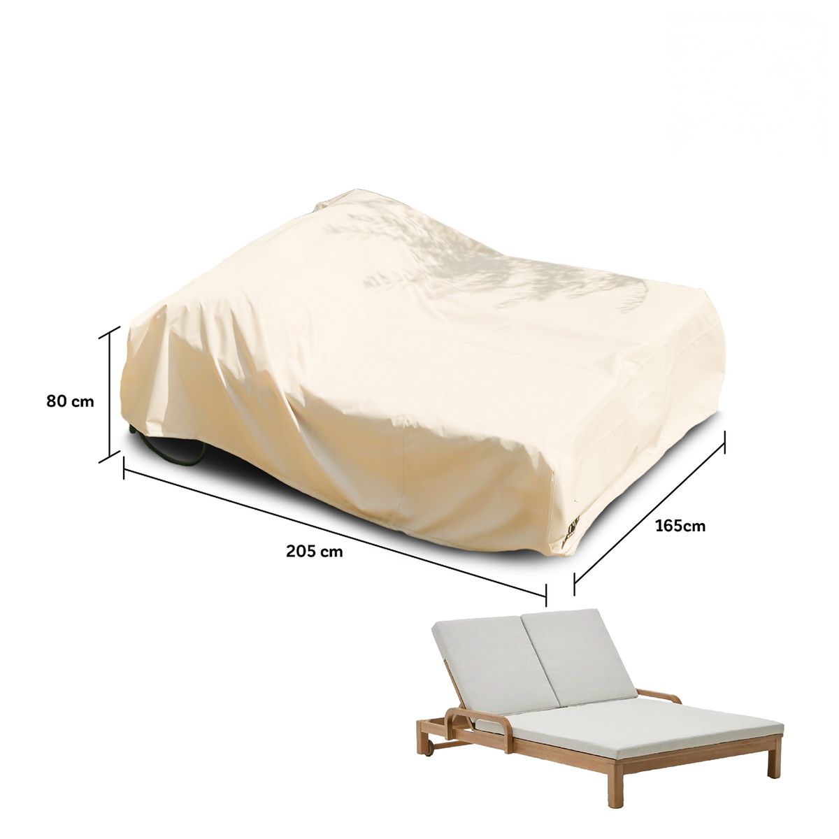 CWAGEN - Cobertor Funda de Reposera Doble Tapado Covers - Wagen Covers