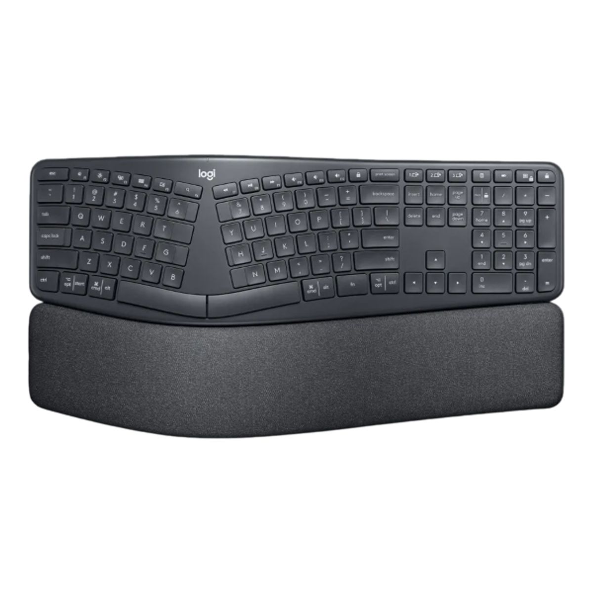 LOGITECH - Logitech Ergo K860, Teclado Inalambrico, RF Wireless, Bluetooth, Español, Color Negro