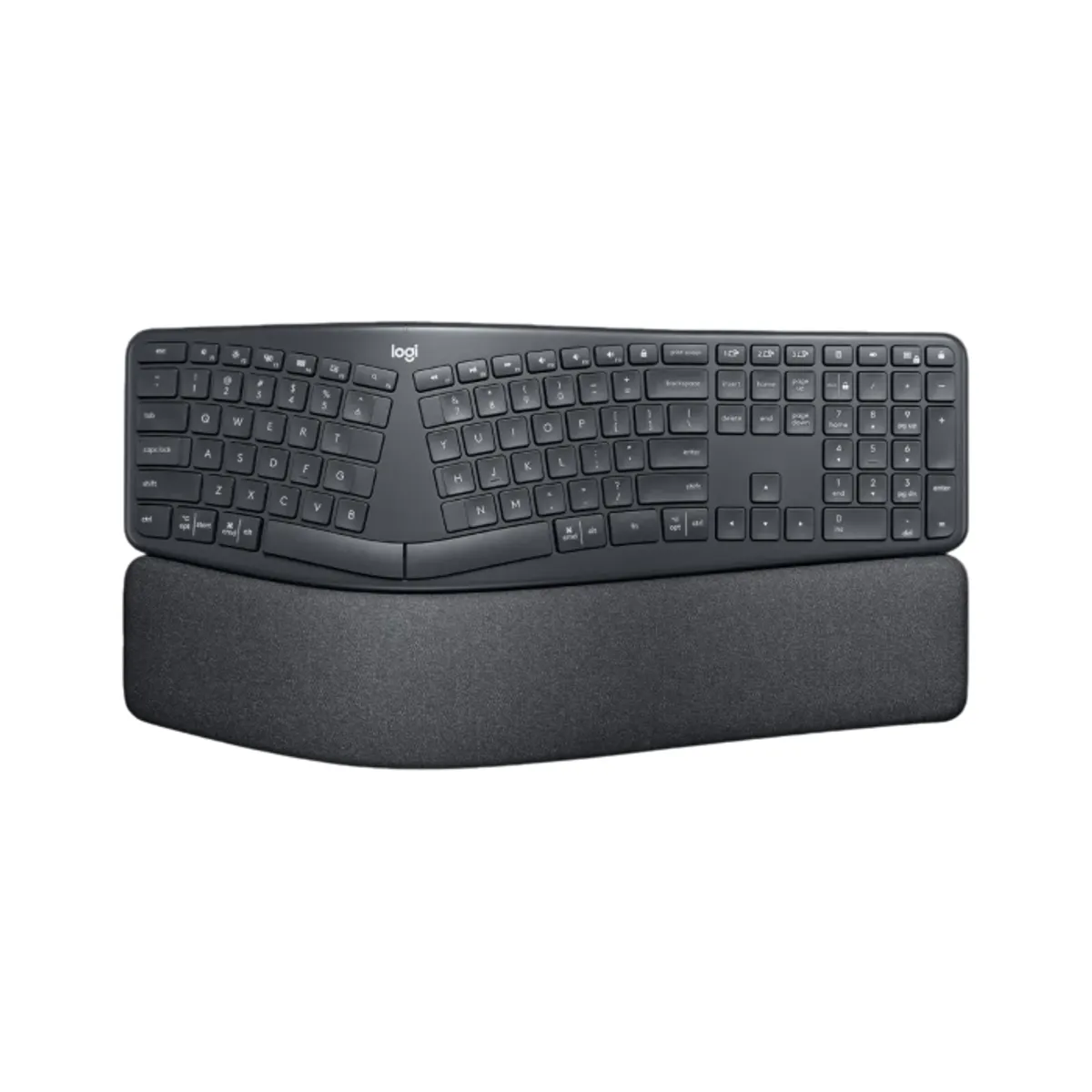 LOGITECH - Logitech Ergo K860, Teclado Inalambrico, RF Wireless, Bluetooth, Español, Color Negro