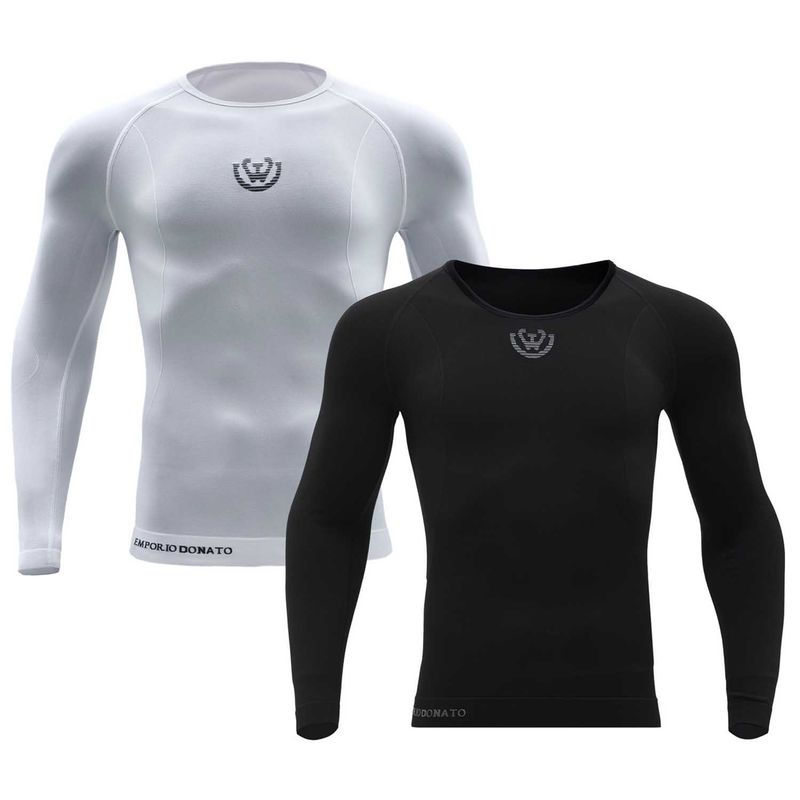 GIOVACCHINO - Pack 2 Camisetas Termica Primera Capa Microfibra Hombre