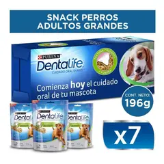 PURINA - Snack Dental Para Perro Dentalife® Adulto Grande 196g