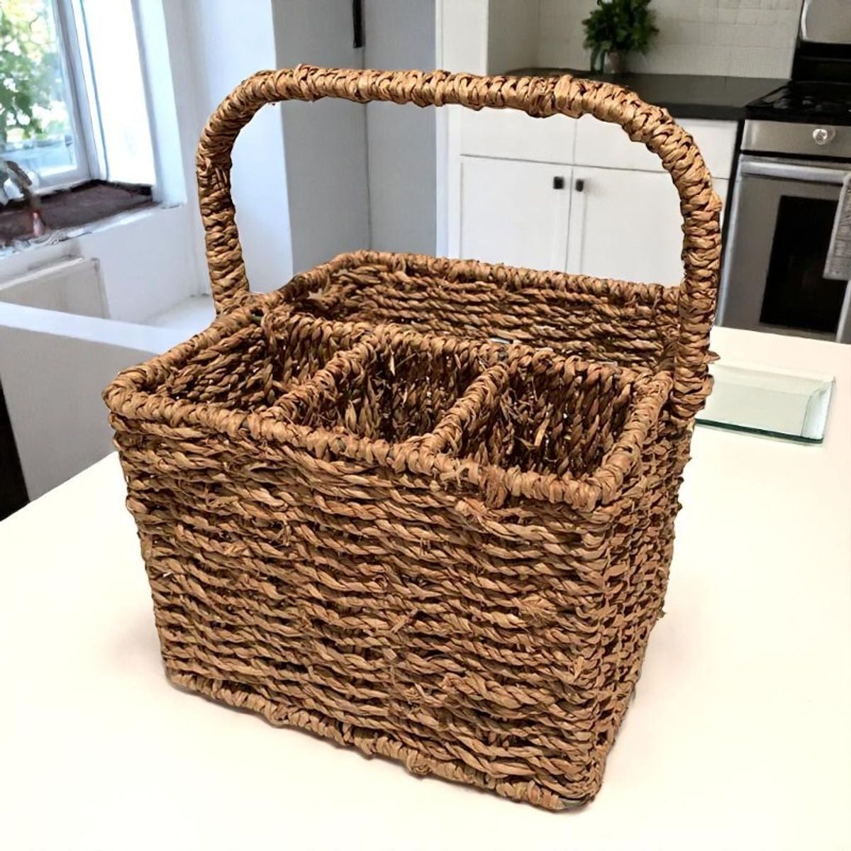 BRIC - Organizador Cubiertos Fibras Naturales