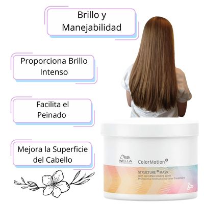 Imagen 2 del producto Mascara Color Motion 500ml Reconstruye Fortalece Suaviza