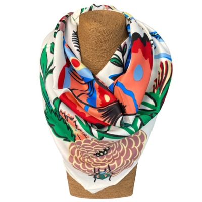 Imagen 2 del producto Pañuelo de Seda de Sarga Mujer 130X130 ISABELLA