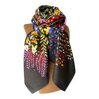 Pañuelo largo de Seda de Sarga Mujer 130X130 VALENTINA