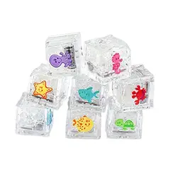 GENERICO - Juguete De Baño Para Bebés Cubitos De Hielo Luminosos