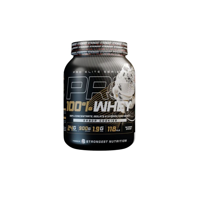 STRONG - PROTEINA PRO 100% WHEY 900GR COOKIES - STRONGEST