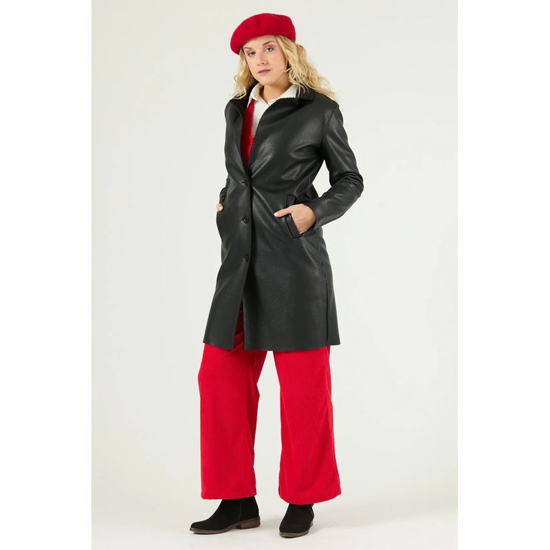 LUNA - Chaqueta Gamulan Dana Forrrado En Chiporro