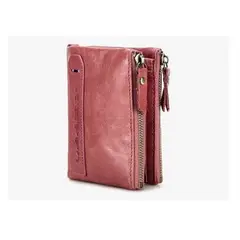 CONTACT - Billetera De Cuero Para Mujer Marca Contacts Color Rosa