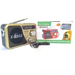GENERICO - Radio Portátil Con Panel Solar Y Linterna Bluetooth