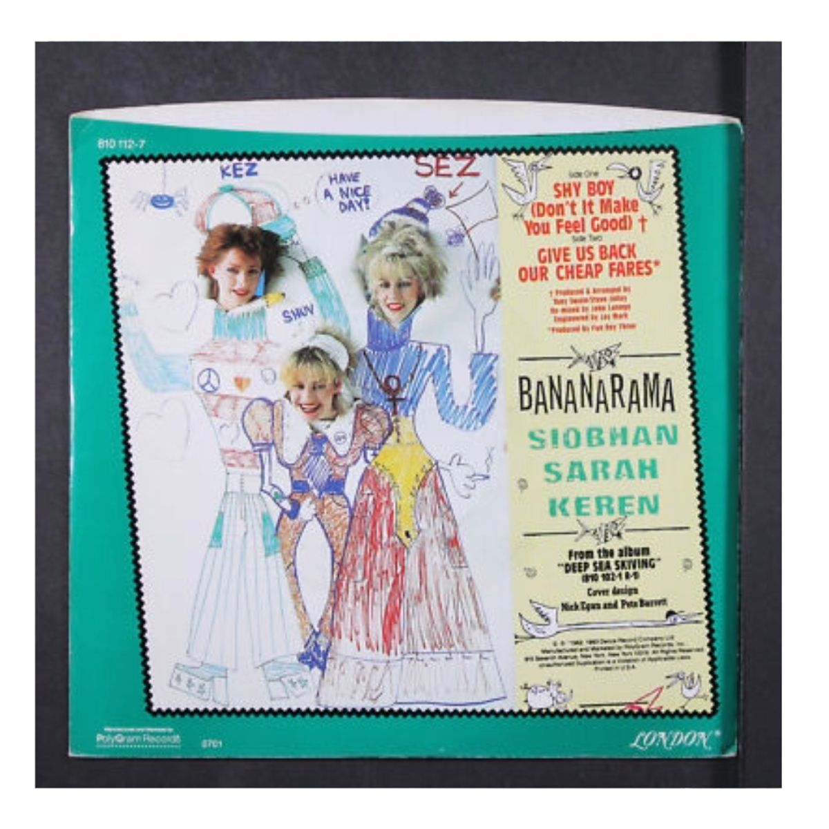 GENERICO - Bananarama - Shy Boy Vinilo Reacondicionado VG+