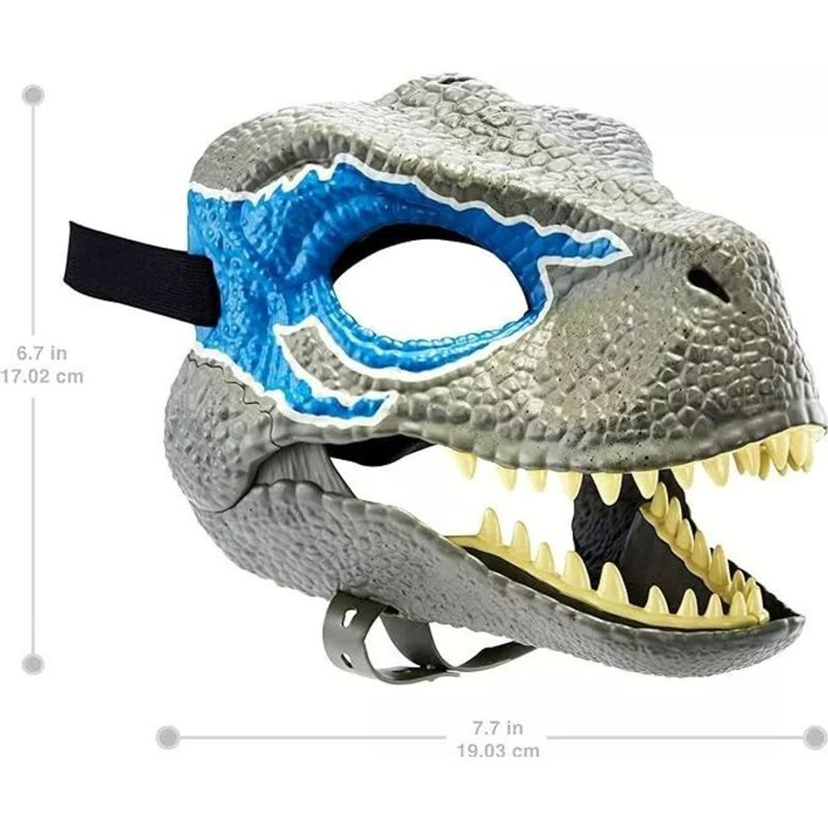GENERICO - Mascara Infantil De Dinosaurio Velociraptor Blue Disfraces