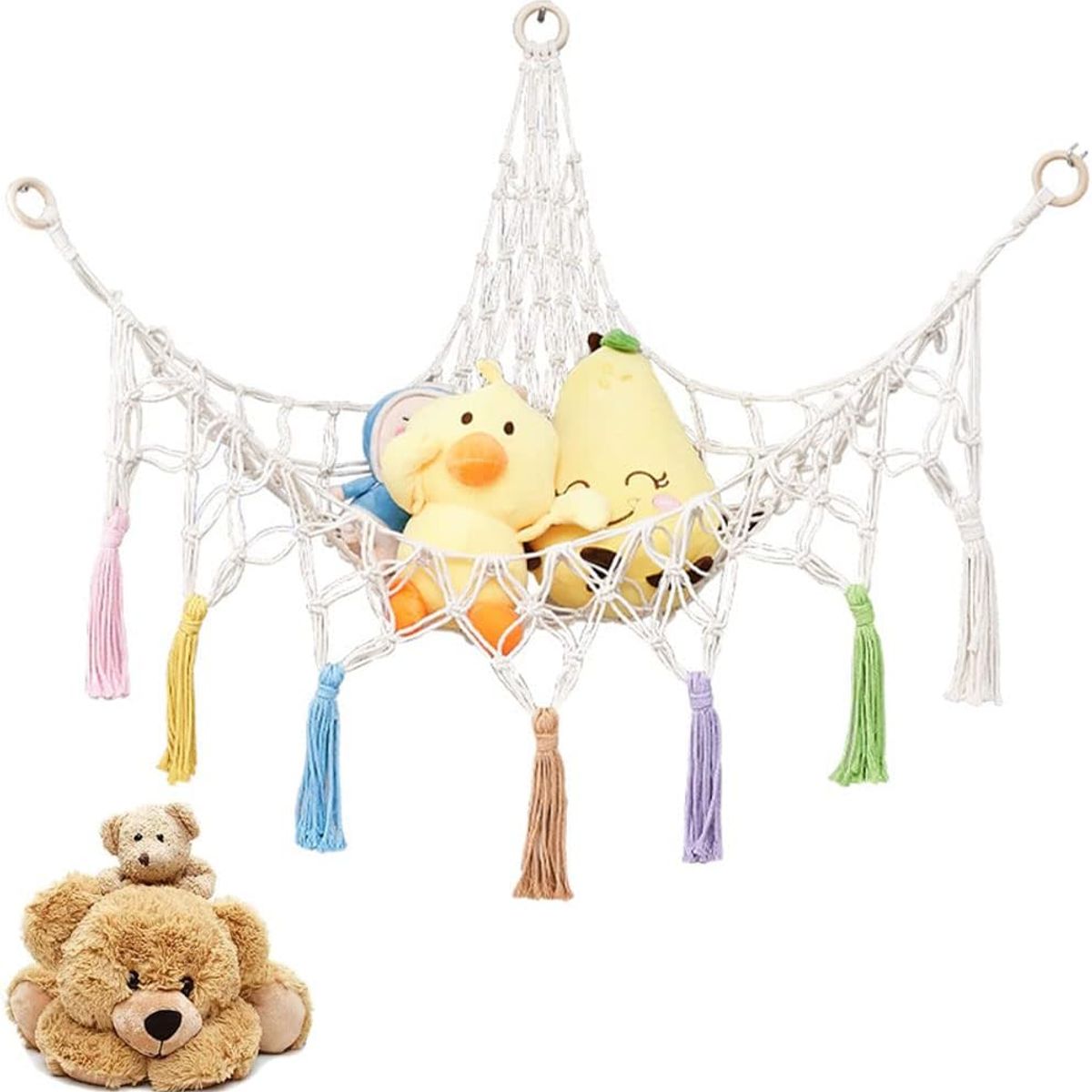KUANGYE - Hamaca Para Peluches Y Juguetes - Organizador Colgante