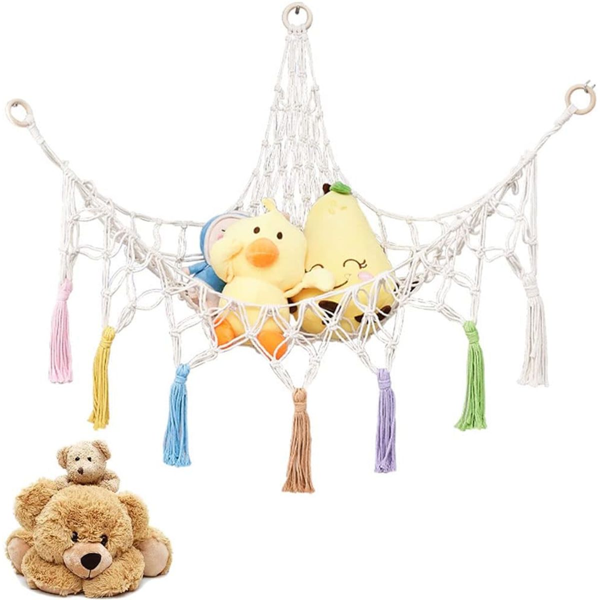 KUANGYE - Hamaca Para Peluches Y Juguetes - Organizador Colgante
