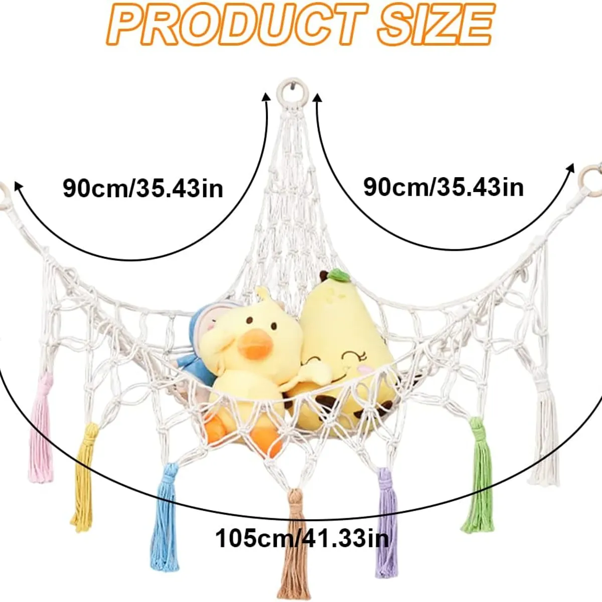 KUANGYE - Hamaca Para Peluches Y Juguetes - Organizador Colgante