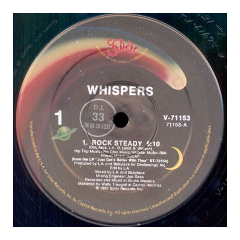 GENERICO - Whispers  Rock Steady Vinilo Reacondicionado VG+