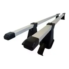 GENERICO - Barras Porta Equipaje Parrilla Auto Techo Universal Gris